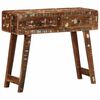 vidaXL Console Table 90x32x75 cm Solid Wood Reclaimed