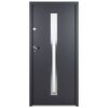 vidaXL Front Door Anthracite 90x200 cm Aluminium