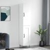 vidaXL Highboard White 34.5x34x180 cm Engineered Wood