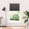 vidaXL Pleated Blind Black 105x200 cm Fabric Width 104.4 cm Polyester