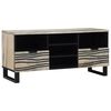 vidaXL TV Units with Drawer White 100 x 33 x 46 cm Engineered wood