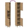 vidaXL Bathroom Cabinet Artisan Oak 30x30x179 cm Engineered Wood
