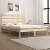 vidaXL Bed Frame without Mattress Solid Wood 120x200 cm (810012+818410)