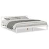 vidaXL Extra Long Bed Frame without Mattress White 180x210 cm Solid Wood Pine