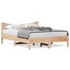 vidaXL Bed Frame without Mattress 135x190 cm Solid Wood Pine