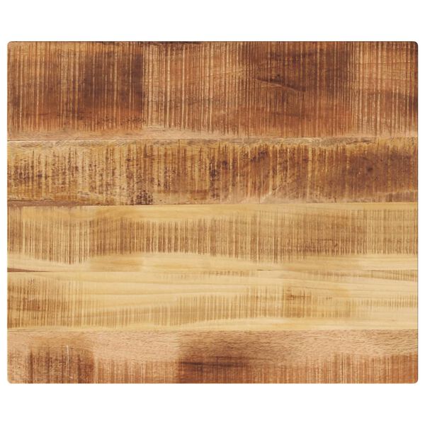 vidaXL Table Top 60x50x3.8 cm Rectangular Solid Wood Rough Mango