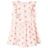 Kids'Dress with Ruffles Soft Pink 128