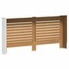 vidaXL Radiator Covers 2 pcs White 172x19x81.5 cm MDF