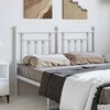 vidaXL Metal Headboard White 135 cm