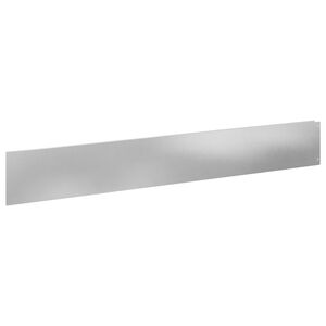 vidaXL Lawn Edging 10 pcs 100 x 15 cm Steel Silver