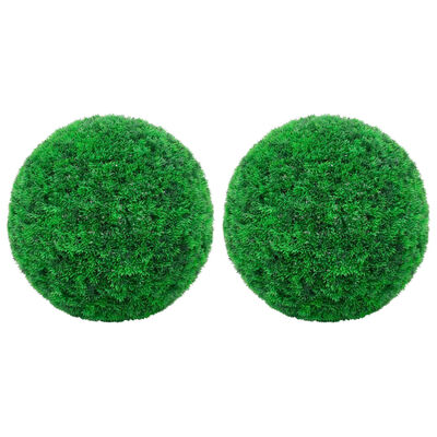 vidaXL Artificial Boxwood Balls 2 pcs 35 cm