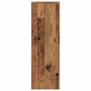 vidaXL Plant Stands 2 pcs Old Wood 33x33x100 cm Engineered Wood