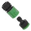 vidaXL Garden Hose with Fitting Set Green 0.75" 10 m PVC