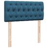 vidaXL Box Spring Bed with Mattress Dark Blue 80x200 cm Velvet