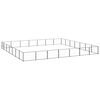 vidaXL Dog Kennel | Black | Steel | Extra Large | Durable | Dog Kennel