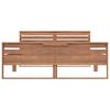 vidaXL Bed Frame without Mattress Solid Teak Wood 140x200 cm