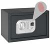 vidaXL Digital Safe with Fingerprint Dark Grey 31x20x20 cm