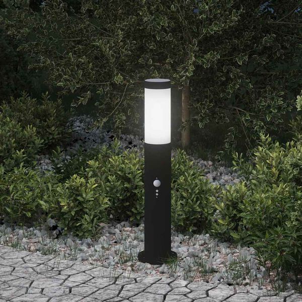 vidaXL Bollard Light with Sensor 50 cm Stainless Steel IP44