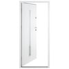 vidaXL Front Door White 110x207.5 cm Aluminium