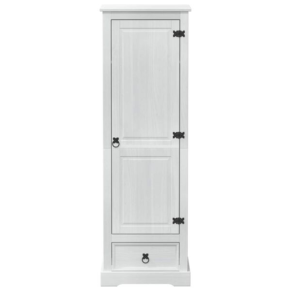 vidaXL Wardrobes with Drawer White 55 x 50 x 170 cm Solid Pine Wood