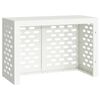 vidaXL Air Conditioner Cover White 90 x 40 x 60 cm Steel