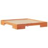 vidaXL Floor Bed Frame with Storage Brown 180 x 200 cm Solid pine wood