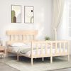vidaXL Bed Frame without Mattress 120x200 cm Solid Wood Pine