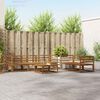 vidaXL Outdoor Sofa Set 6 pcs Natural Solid Acacia Wood