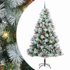vidaXL Artificial Christmas Tree Green and white 240 cm