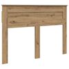 vidaXL Bed Frame Artisian Oak 140 x 200 cm Solid Pine Wood