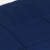 vidaXL Weighted Blanket Blue 155x220 cm 11 kg Fabric
