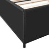 vidaXL Bed Frame without Mattress Black 120x190 cm Small Double