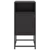 vidaXL Bedside Cabinets 2 pcs Black 36x39x78 cm Steel