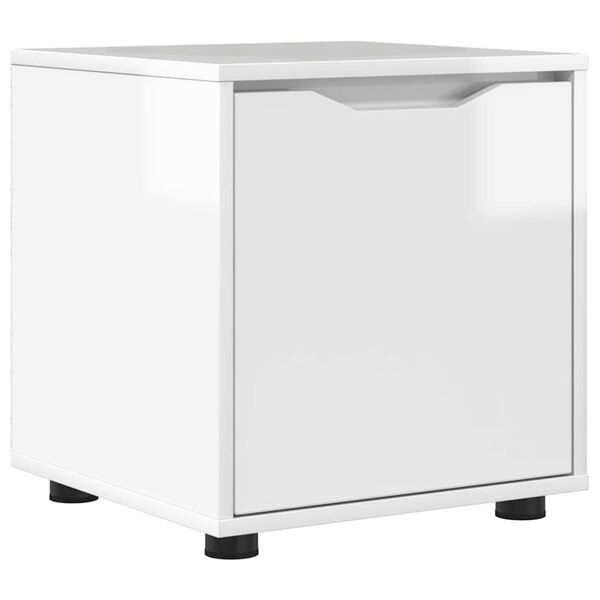 vidaXL Bathroom Cabinet High Gloss White 40.5 x 40 x 44 cm