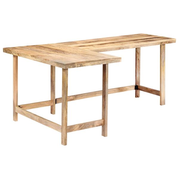 vidaXL Desk 180x120x76 cm Solid Mango Wood