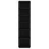 vidaXL Shoe Cabinet Black 27.5x27x102 cm Engineered Wood