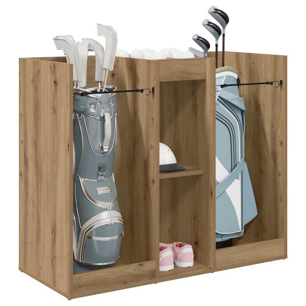 vidaXL Golf Cabinet Plain Artisan Oak 102 x 45 x 85.5 cm