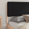 vidaXL Bed Frame with Upholstered Headboard Black 180 x 200 cm