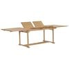 vidaXL Garden Table | Natural Teak | Solid Teak Wood | Large | Extendable
