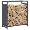 vidaXL Firewood Rack Anthracite 60x28x65 cm Cold-rolled steel