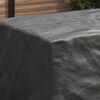 vidaXL Furniture Cover Plain Black 220 x 110 x 70 cm 420D
