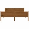 vidaXL Bed Frame without Mattress Solid Pinewood Honey Brown 140x200 cm