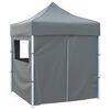 vidaXL Party Tent Folding Anthracite 200 x 200 x 315 cm Oxford Fabric