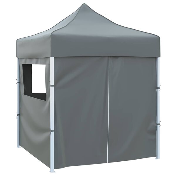 vidaXL Party Tent Folding Anthracite 200 x 200 x 315 cm Oxford Fabric