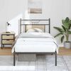vidaXL Bed Frame without Mattress Sonoma Oak 90x190 cm Single Engineered Wood