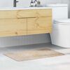 vidaXL Anti-slip Bath Mat Cream 60 x 90 cm PP