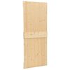 vidaXL Sliding Door with Hardware Set 100x210 cm Solid Pine Wood