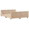 vidaXL Bed Frame without Mattress 140x200 cm Solid Wood Pine