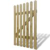 vidaXL Garden Gate Wood 100x150 cm