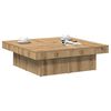 vidaXL Coffee Table Artisan Oak 90x90x28 cm Engineered Wood